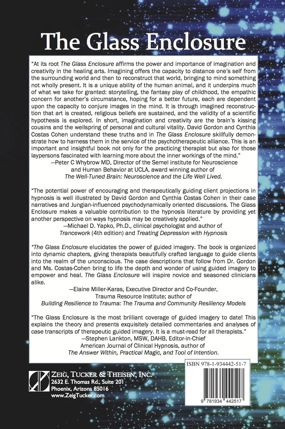 希少　Therapeutic phors by David Gordon THE GLASS ENCLOSURE — David S. Gordon, Ph.D.